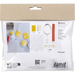Mini DIY Kit Modellering | Æg | Gul & pastel