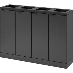 Bica 891 Affaldsstation, 4x60 L, Antracit