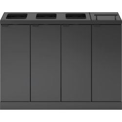 Bica 892 Affaldsstation 4x60L, Låg, Antracit