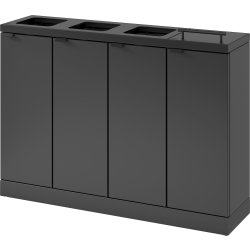 Bica 892 Affaldsstation 4x60L, Låg, Antracit
