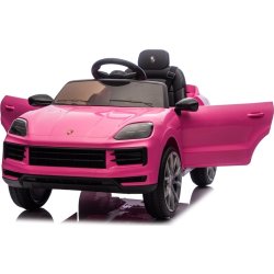 Elbil Porsche Cayenne, lyserød