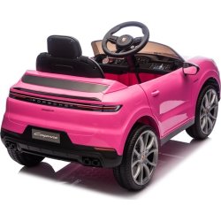 Elbil Porsche Cayenne, lyserød