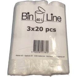 Spandeposer m/stjernebund 40L, 60x90cm, 10my, Klar