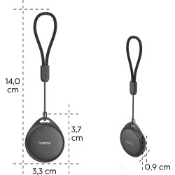 HAMA Nøglefinder til Apple og Android, 2 stk, sort