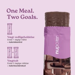 Nupo One Meal Bar Chokolade og kollagen, 60 g
