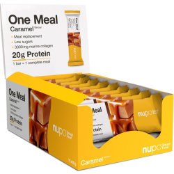 Nupo One Meal Bar Karamel og kollagen, 60 g