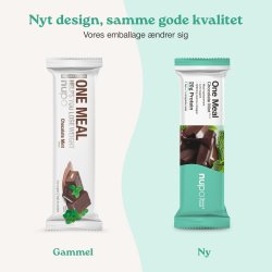 Nupo One Meal Bar Chokolade/Mint og kollagen, 60 g