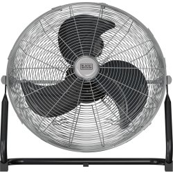 BLACK+DECKER Gulvventilator, 120W, Sort