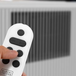 BLACK+DECKER Køleanlæg, Transportabelt, Hvid