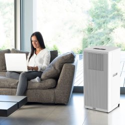 BLACK+DECKER Køleanlæg, Transportabelt, Hvid