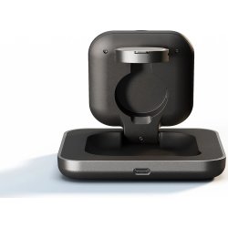 ZENS Oplader til natbord - Pro 2, Aluminium, Sort