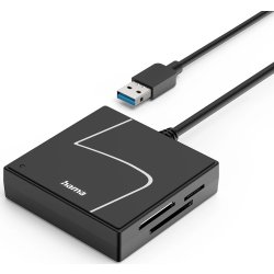 HAMA Kortlæser - USB 3.2 - SD / microSD / CF