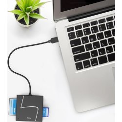 HAMA Kortlæser - USB 3.2 - SD / microSD / CF