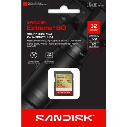 SANDISK Hukommelseskort - SD Extreme GO 32GB