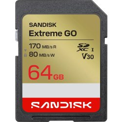 SANDISK Hukommelseskort - SD Extreme GO 64GB