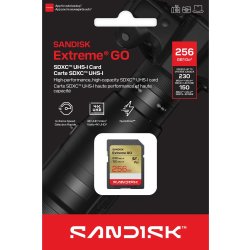 SANDISK Hukommelseskort - SD Extreme GO 256GB