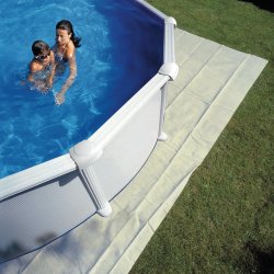 Swim & Fun Poolunderlag, Ø460 cm
