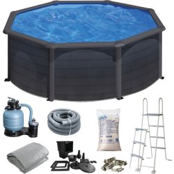 Swim & Fun rund pool Ø350 x 120 cm, grafit