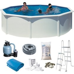 Swim & Fun rund pool Ø460 x 120 cm, hvid