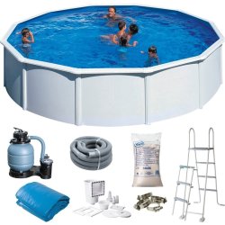 Swim & Fun rund pool Ø550 x 120 cm, hvid