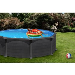 Swim & Fun rund pool Ø460 x 132 cm, grafit