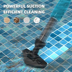 Swim & Fun Genopladelig poolstøvsuger