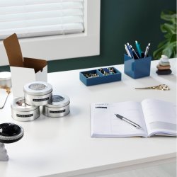 Dymo 3D prægetape 9mm x 3m i sort/rød/blå