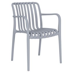 Cuba Havestol, plast, UV, stabelbar, blå