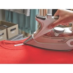 Dymo Letratag labeltape, stryg, 12mm, sort på hvid