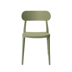 Haiti Havestol, plast, UV, stabelbar, olivengrøn