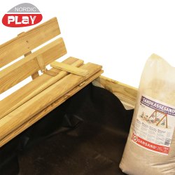 NORDIC PLAY Sandkassedug 170 x 170 cm