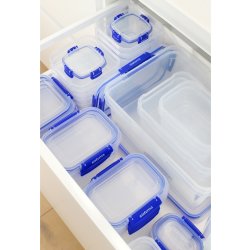 Sistema Klip It+ opbevaringsboks, 6-pak, blå