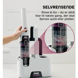 Shark Støvsuger - HX100EUT, Sort, Lyserød, Hvid