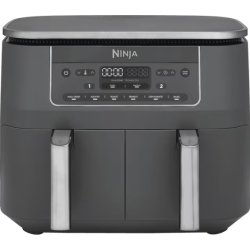 Ninja 2-rums Airfryer - DZ300EU, 2.4kW, Metalg