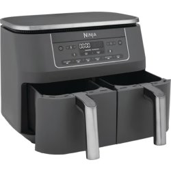 Ninja 2-rums Airfryer - DZ300EU, 2.4kW, Metalg