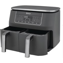 Ninja 2-rums Airfryer - DZ300EU, 2.4kW, Metalg