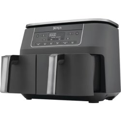Ninja 2-rums Airfryer - DZ300EU, 2.4kW, Metalg