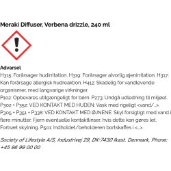 Meraki Duftfrisker m Pinde Verbena Drizzle, 240 ml