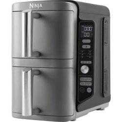 Ninja Dobbelt Airfryer SL400EU, XL, 2.47kW, Grå