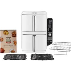 Ninja Double Airfryer - SL400EUWH, 2.47kW, Hvid