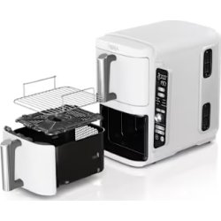 Ninja Double Airfryer - SL400EUWH, 2.47kW, Hvid