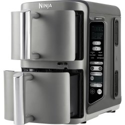 Ninja Dobbelt Airfryer - SL451EU, XL, 9,5 L Grå