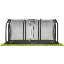 Salta Royal Sportstrampolin m/nät 396x244 cm Svart
