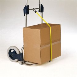 Jumbo Bagagestrop - 45cm, gul, 2stk