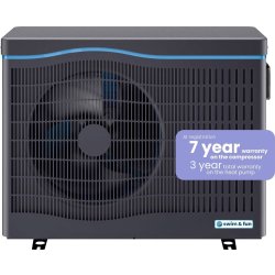 Swim & Fun inverter varmepumpe 12 kW, WiFi