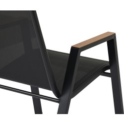 Nadine Havestol, stabelbar, sort