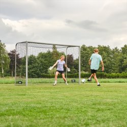 Salta Champion Fodboldmål 300x200x100 cm, Grå