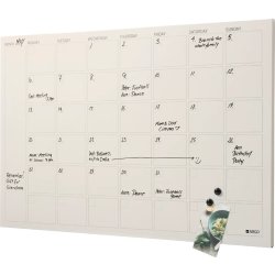 NAGA Magnetisk ståltavle, 90 x 60, månedstavle