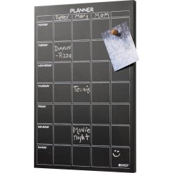 NAGA Magnetisk ståltavle, 40 x 60 cm, ugetavle