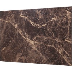 NAGA Magnetisk ståltavle, 90 x 60 cm, brun marmor